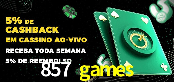 Promoções do cassino ao Vivo 857 games